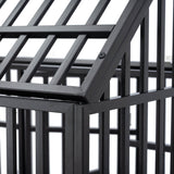 Heavy Duty Carbon Steel Roof Dog Crate Cage - Omega Lifestyles