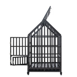 Heavy Duty Carbon Steel Roof Dog Crate Cage - Omega Lifestyles