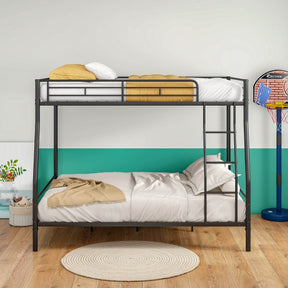 Heavy Duty Full Over Queen Metal Bunk Bed Frame - Omega Lifestyles