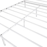 Heavy Duty Twin - Over - Full Metal Bunk Bed Frame - Driftwood - Omega Lifestyles
