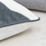 Holiday Reindeer Velvet Accent Pillow With Plush Insert - Driftwood - Omega Lifestyles