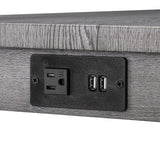 Industrial Bar Table And Chairs Set With Power Outlet - Omega Lifestyles