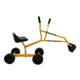 Interactive Metal Yellow Toy Excavator With Realistic Bucket - Omega Lifestyles