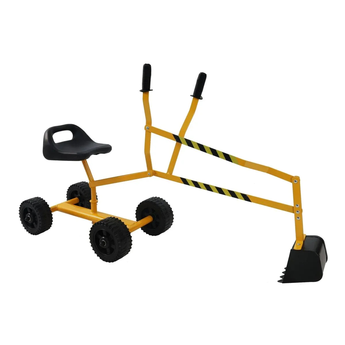 Interactive Metal Yellow Toy Excavator With Realistic Bucket - Omega Lifestyles