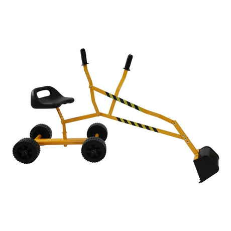 Interactive Metal Yellow Toy Excavator With Realistic Bucket - Omega Lifestyles