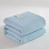 Japanese-Style 100% Cotton Summer Honeycomb Blanket - Omega Lifestyles