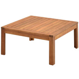 Japanese Style Acacia Wood Outdoor Sofa Set With Cushions - Sleep Galleria
