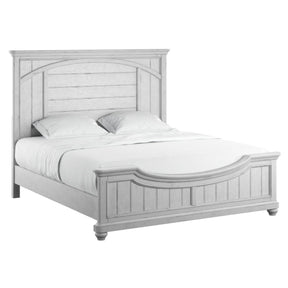 King Gray Engineered Wood Panel Bed Frame - Omega Lifestyles