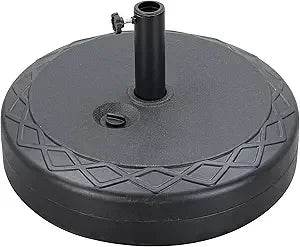 Large Solar LED Patio Umbrella With Crank System - Omega Lifestyles