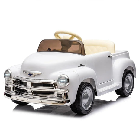 Licensed Chevrolet 12V Kids Ride-On Truck With Bluetooth - Omega Lifestyles
