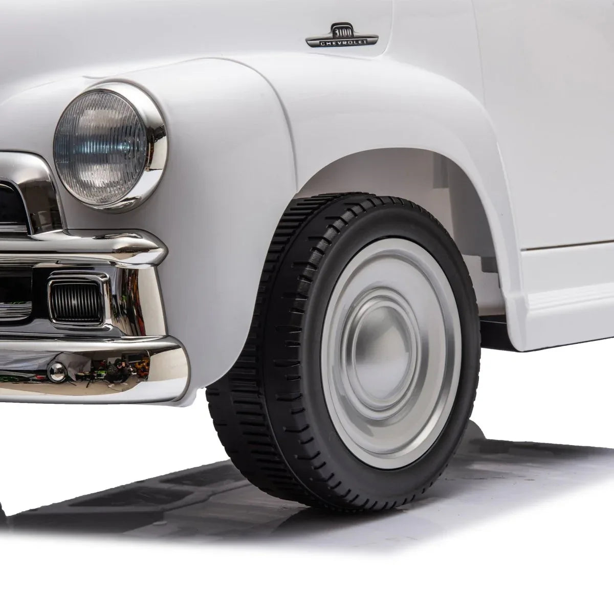 Licensed Chevrolet 12V Kids Ride-On Truck With Bluetooth - Omega Lifestyles