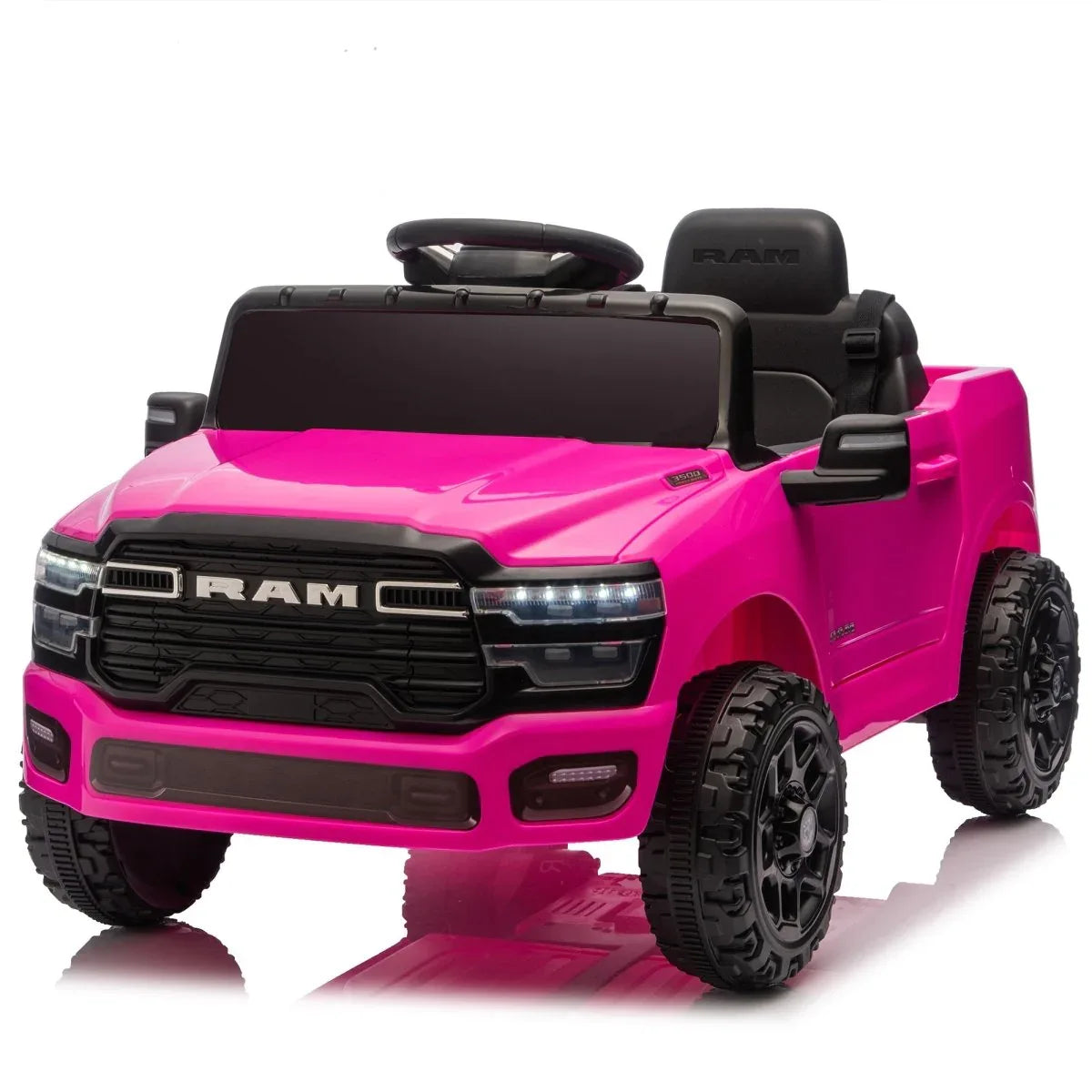 Licensed Dodge RAM 3500 Kids Ride-On Truck With Remote Control - Omega Lifestyles