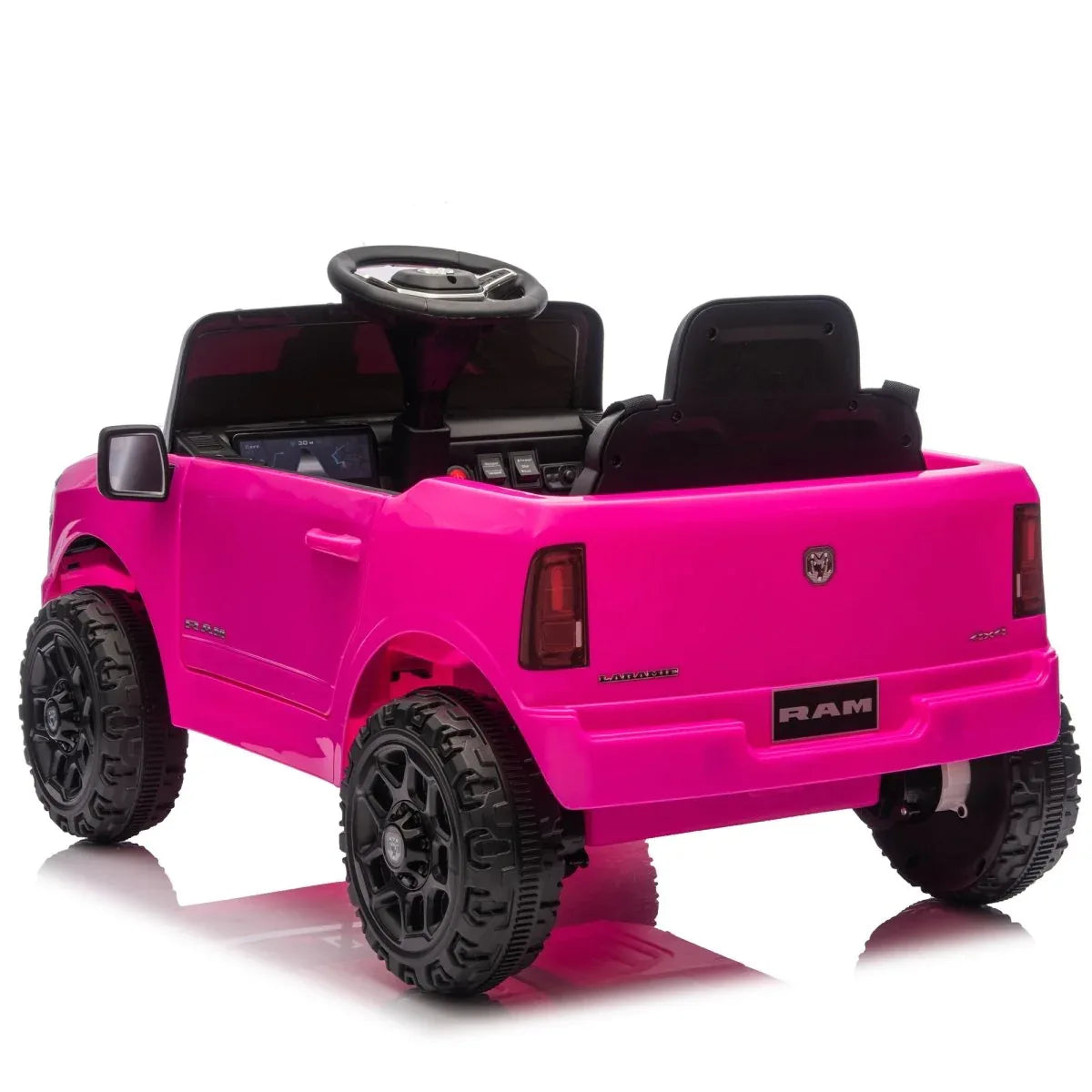 Licensed Dodge RAM 3500 Kids Ride-On Truck With Remote Control - Omega Lifestyles