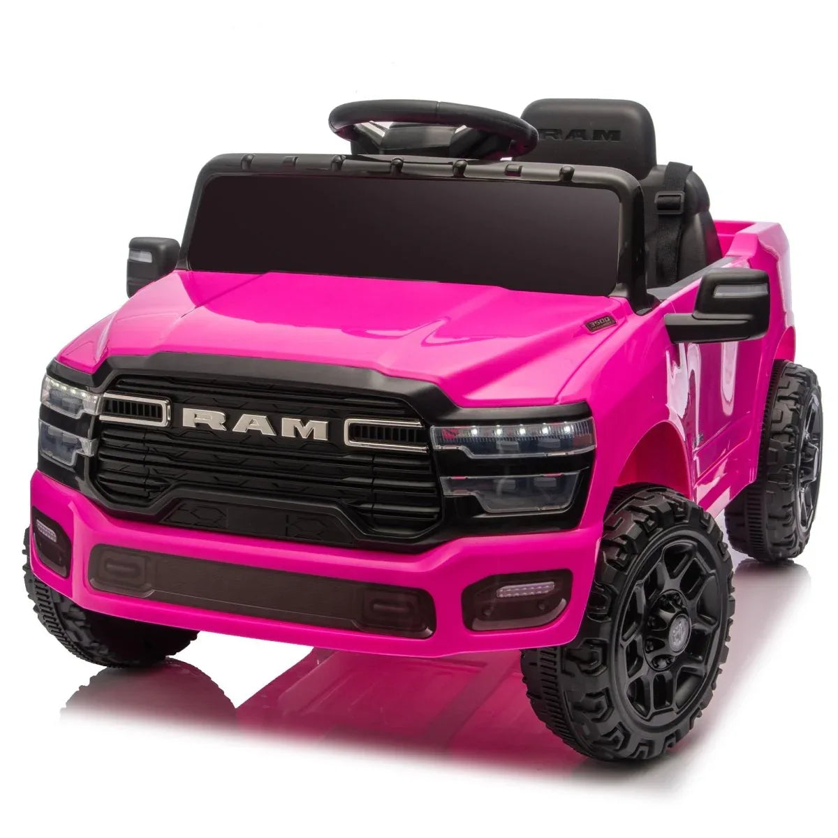 Licensed Dodge RAM 3500 Kids Ride-On Truck With Remote Control - Omega Lifestyles