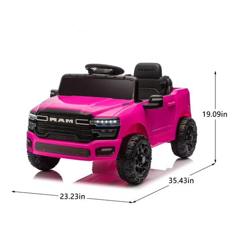 Licensed Dodge RAM 3500 Kids Ride-On Truck With Remote Control - Omega Lifestyles