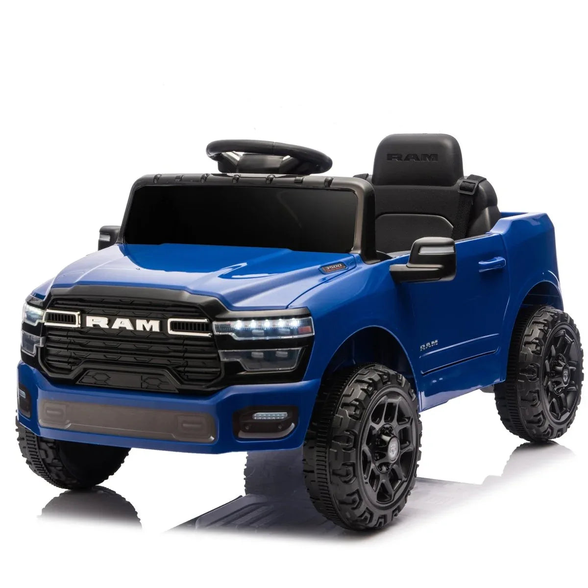 Licensed Dodge RAM 3500 Kids Ride-On Truck With Remote Control - Omega Lifestyles