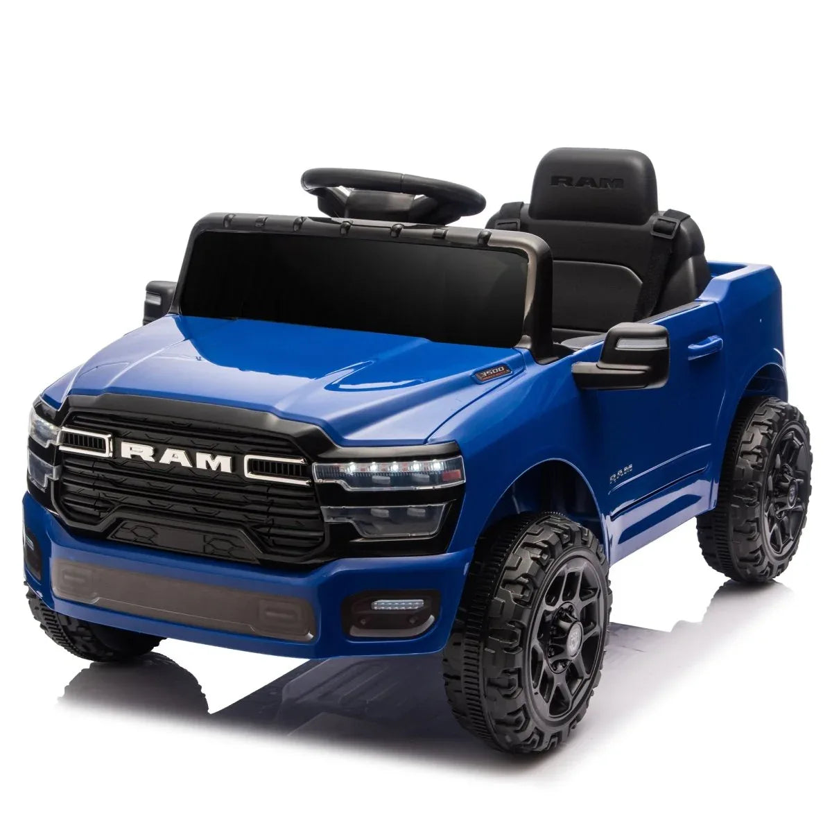 Licensed Dodge RAM 3500 Kids Ride-On Truck With Remote Control - Omega Lifestyles