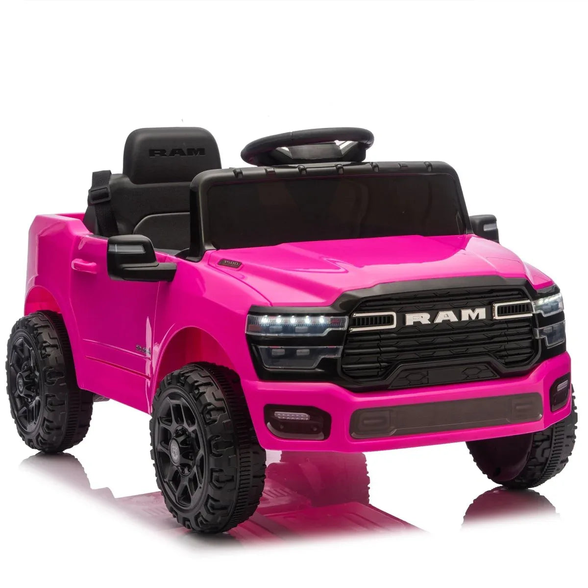 Licensed Dodge RAM 3500 Kids Ride-On Truck With Remote Control - Omega Lifestyles