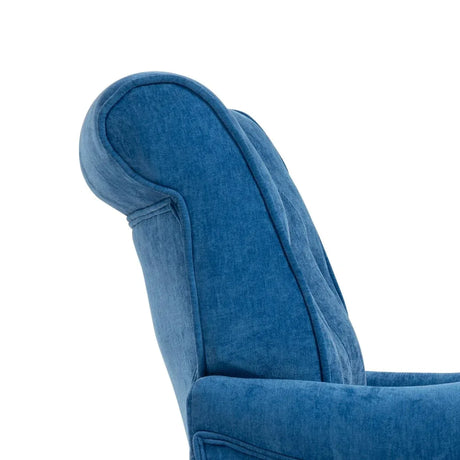 Light Blue Fabric Accent Chair With Foam Cushion - Omega Lifestyles