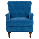 Light Blue Fabric Accent Chair With Foam Cushion - Omega Lifestyles