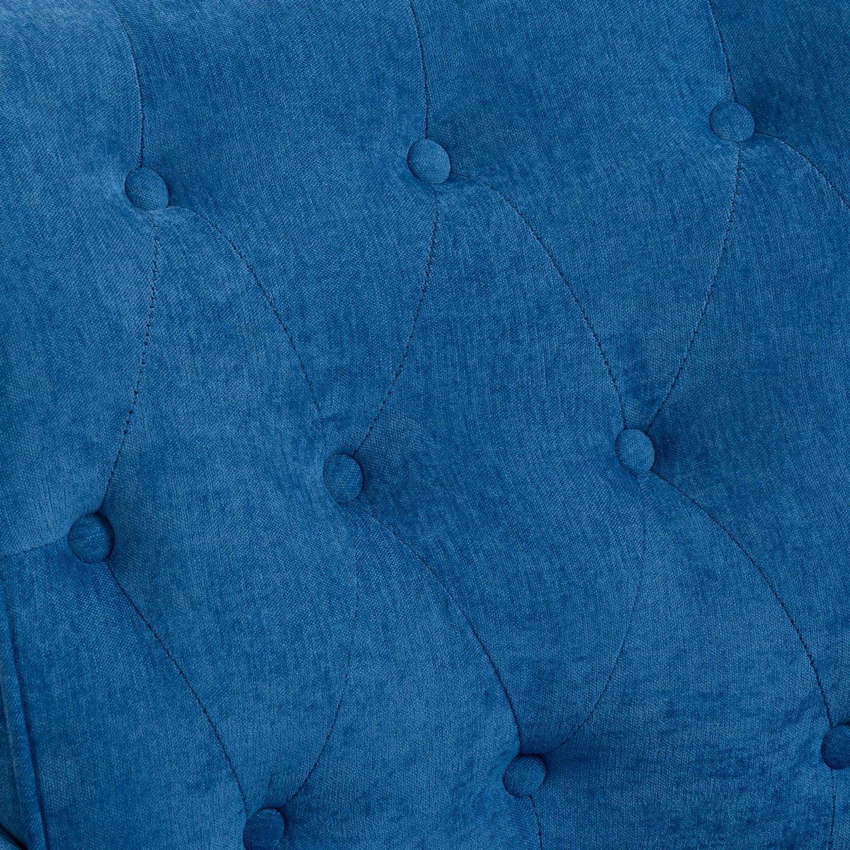 Light Blue Fabric Accent Chair With Foam Cushion - Omega Lifestyles