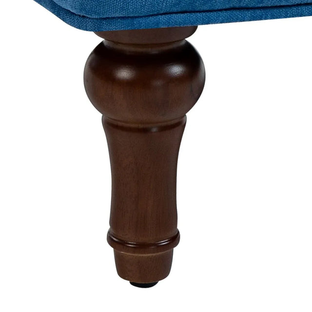 Light Blue Fabric Accent Chair With Foam Cushion - Omega Lifestyles