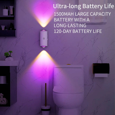 Magnetic Color-Changing Wall Sconce Night Light - Omega Lifestyles