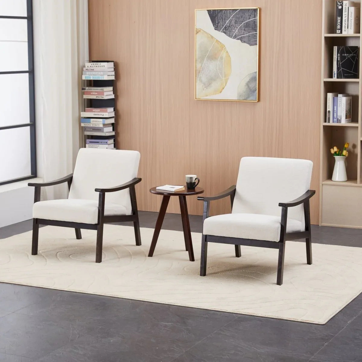 Medieval-Inspired High Back Upholstered Modern Armchair - Omega Lifestyles