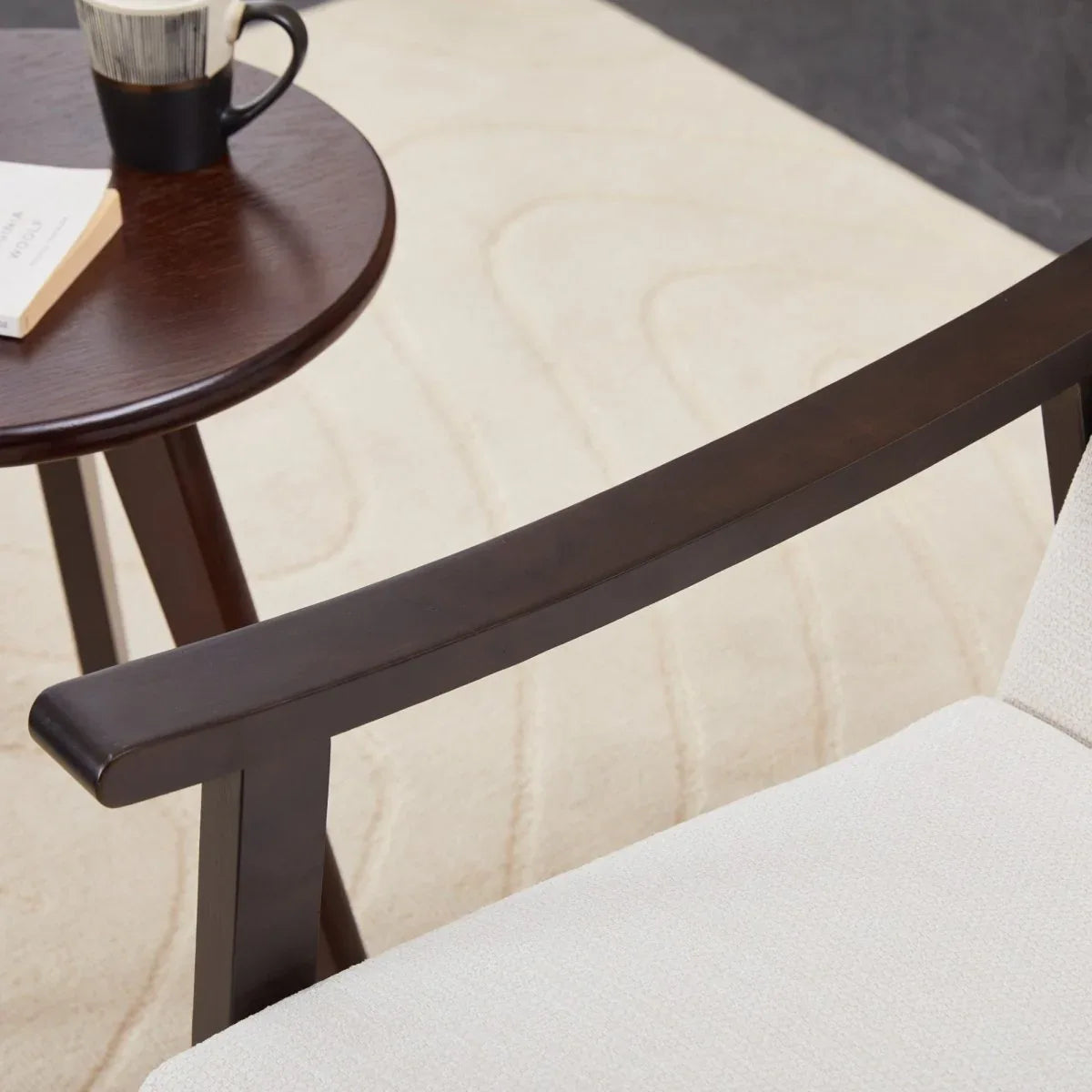 Medieval-Inspired High Back Upholstered Modern Armchair - Omega Lifestyles