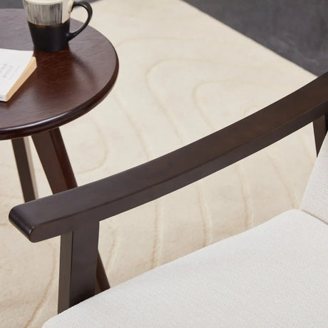 Medieval-Inspired High Back Upholstered Modern Armchair - Omega Lifestyles