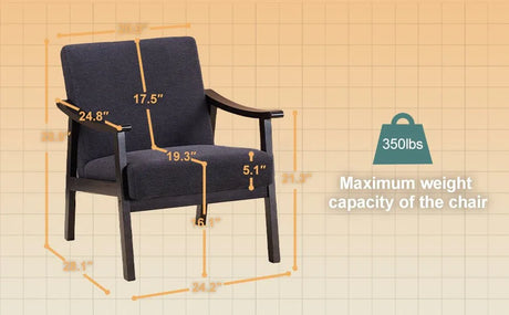 Medieval-Inspired High Back Upholstered Modern Armchair - Omega Lifestyles