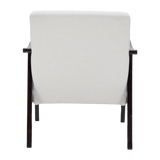 Medieval-Inspired High Back Upholstered Modern Armchair - Omega Lifestyles