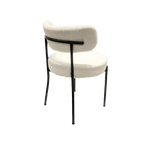 Medieval Modern Cream MDF Dining Table With Cushioned Chairs - Omega Lifestyles