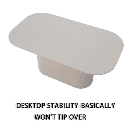 Medieval Modern Cream MDF Dining Table With Cushioned Chairs - Omega Lifestyles