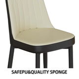 Medieval Modern MDF Dining Table And PU Chair Set - Omega Lifestyles