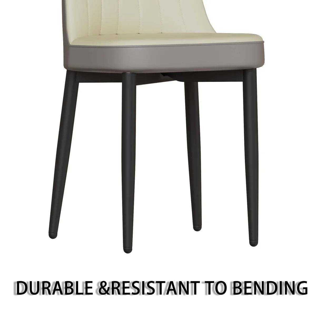 Medieval Modern MDF Dining Table With PU Chairs Set - Omega Lifestyles