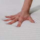 Medium 10 - Inch Cooling Copper Infused Memory Foam California King Mattress - Driftwood - Omega Lifestyles