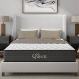 Medium 12 - Inch Cooling Gel Hybrid Twin XL Mattress - Driftwood - Omega Lifestyles