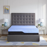 Medium 12 - Inch Plush Hybrid California King Mattress - Driftwood - Omega Lifestyles