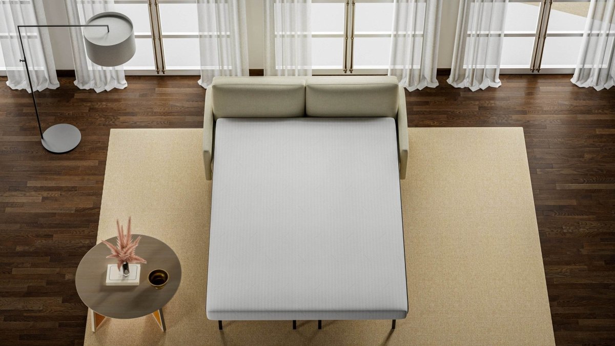 Medium 5 - Inch Foam Queen Sleeper Sofa Mattress - Driftwood - Omega Lifestyles