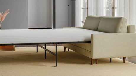 Medium 5 - Inch Foam Queen Sleeper Sofa Mattress - Driftwood - Omega Lifestyles