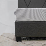 Medium 8 - Inch Cooling Copper Infused Memory Foam California King Mattress - Driftwood - Omega Lifestyles