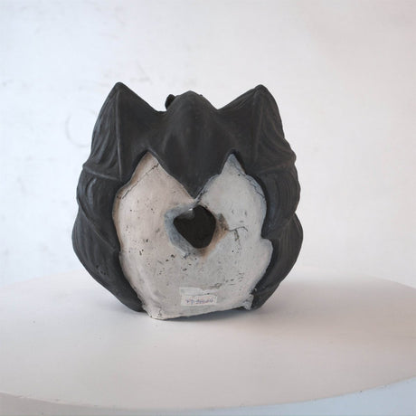 Metal Demon Skull Gas Log Fire Pit Accessory - Driftwood - Omega Lifestyles