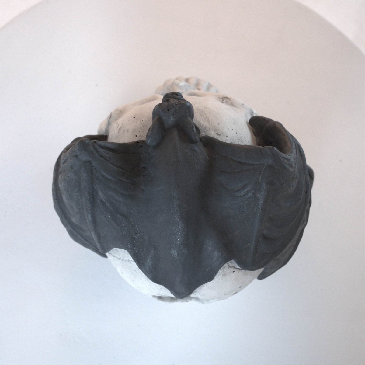 Metal Demon Skull Gas Log Fire Pit Accessory - Driftwood - Omega Lifestyles