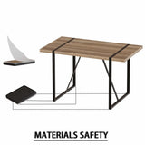 Mid Century MDF Wood Dining Table And Chairs Set - Omega Lifestyles