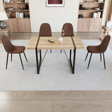 Mid Century MDF Wood Dining Table And Chairs Set - Omega Lifestyles
