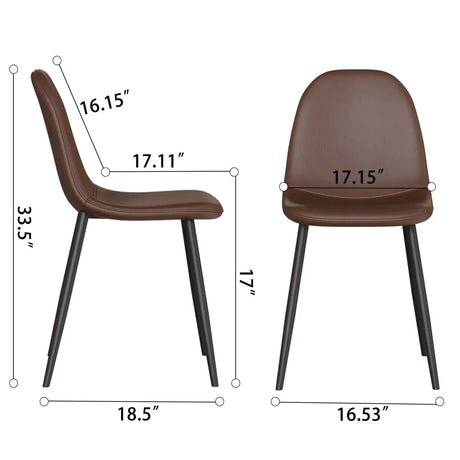 Mid Century MDF Wood Dining Table And Chairs Set - Omega Lifestyles