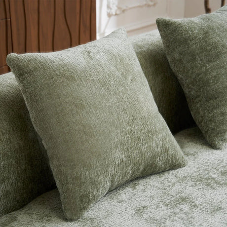 Minimalist Green L-Shape Sectional Sofa With Chaise - Omega Lifestyles