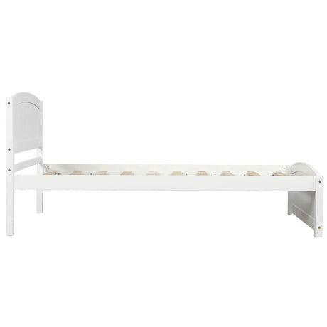 Minimalist Solid Wood Platform Bed With Headboard Footboard - Driftwood - Omega Lifestyles