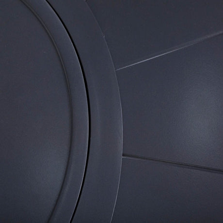 Mixed Gray Rustproof Aluminum Outdoor Fire Pit Table With Lid - Driftwood - Omega Lifestyles